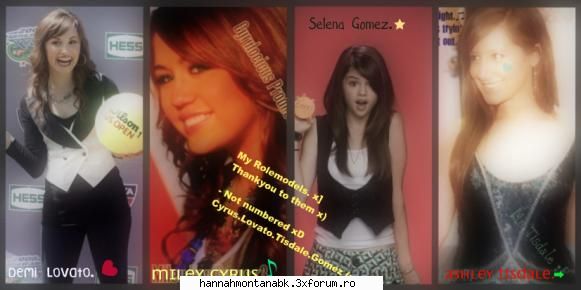 Miley &... - Demi lovato ashley tisdale si selena gomez - miley cirus<viata privata departe de hannah>